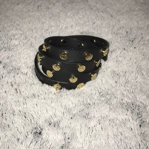 Tory Burch Leather Wrap Bracelet